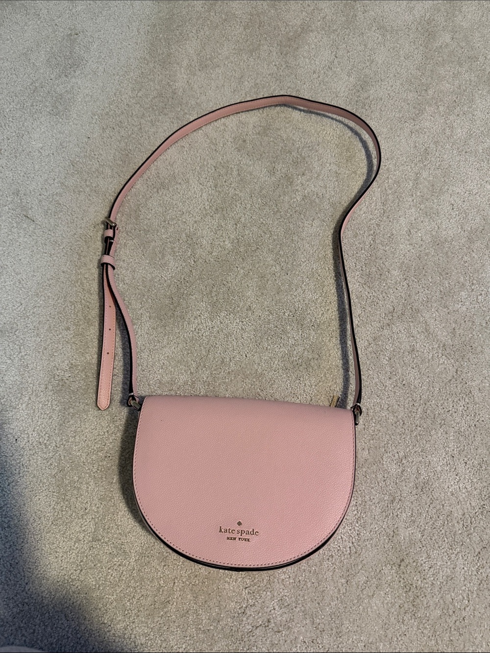 kate spade pink crossbody bag with magnetic button